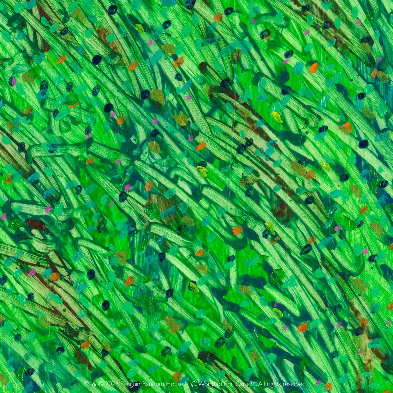 green painted paper